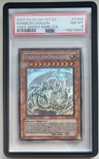 Drago Arcobaleno Ghost Prima Edizione Yu-Gi-Oh ITALIANO PSA8