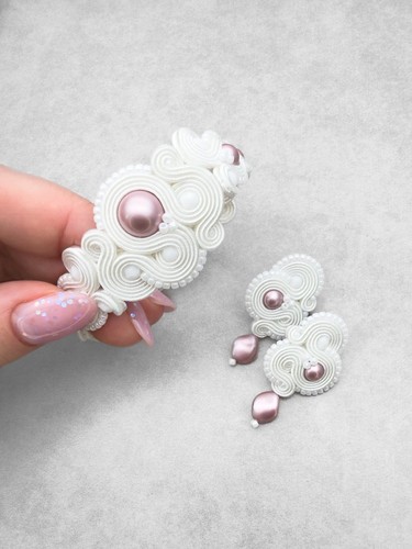 Set gioielli sposa soutache - sposa,