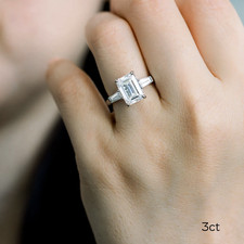 Anello con diamanti 4 carati