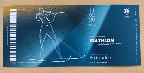 Biglietto ricordo olimpiadi - biglietto,