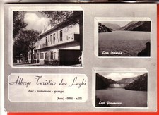 CARTOLINA  ORROLI B/N   VIAGGIATA 195?  ALBERGO DUE LAGHI 3 VEDUTE