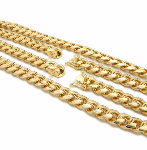 Collana catena maglia cubana