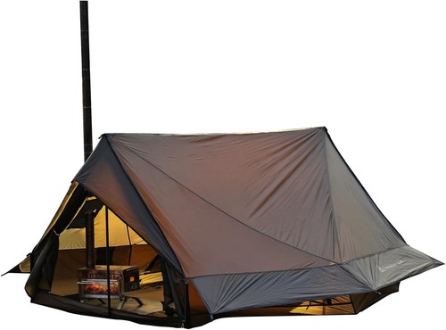 Tenda calda con - con, stufa
