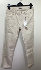 Jeans skinny Zara crema ecrù