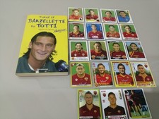 Lotto 19 figurine Francesco Totti dal 1994 al 2014 adesive + Libro Leggi 
