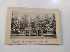 Cartolina Campobasso Entrata Villa Comunale Innevata 1957 Neve