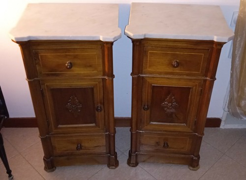Coppia comodini noce e - coppia,