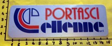 PORTASCI ELLENNE   ADESIVO STICKER VINTAGE NEW ORIGINAL