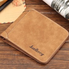 Portafoglio eco pelle uomo portafogli portamonete porta foglio monete Baellery 