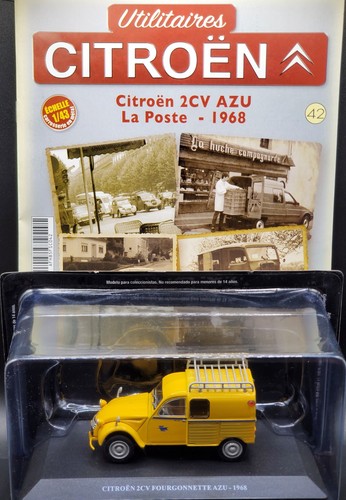 Citroen 2cv azu poste - 2cv, la