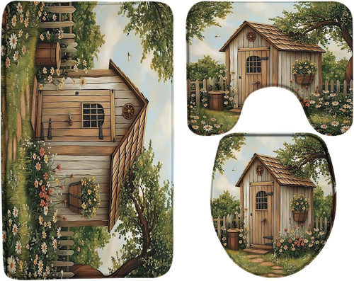 Set tappetino bagno pezzi - 3,