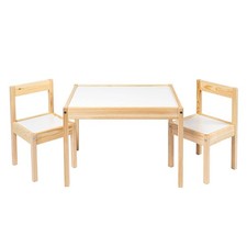 Ikea LATT Tavolo per bambini con 2 sedie colore bianco pino beige
