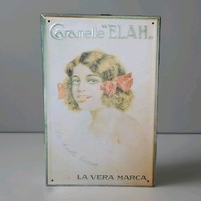 Caramelle Elah Insegna Pubblicitaria D'epoca Riproduzione Hachette 19x29