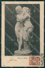 Roma Città Canova Amore e Psiche cartolina XB5419