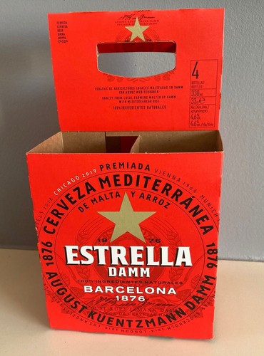 Estrella beer bottle - estrella, pack