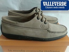 Valleverde Sneakers Scarpa Barca Beige Lacci  Nabuk Formula ITALY N°39