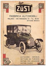 ADVERTISEMENT 1917 ZUST CAR