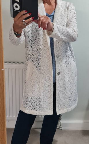 Giacca cappotto uncinetto