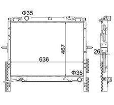HART Radiatore Radiatore Acqua