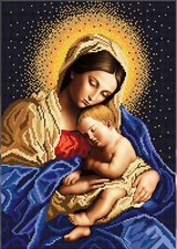 Kit ricamo perline madonna fai