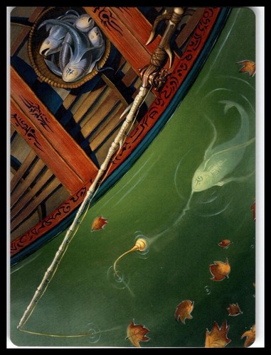 Fishing pole art - pole,