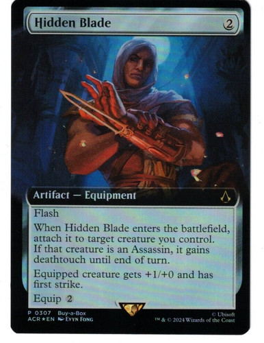 Mtg hidden blade foil buy - blade,