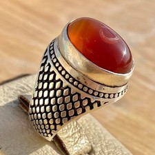 WOW Anello Agata Aqeeq Rosso