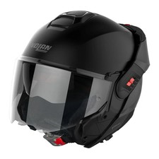 CASCO MOTO  MODULARE REVERSIBILE NOLAN N120-1 CLASSIC N-COM NERO OPACO TAGLIA L