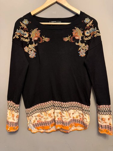 Maglione desigual ricamato - maglione,