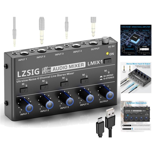 Mixer audio professionale - , 4