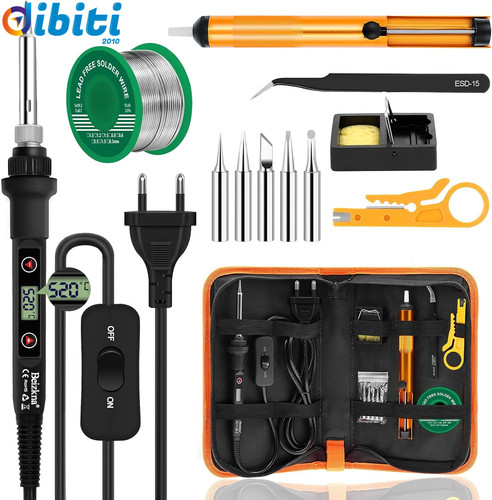 Saldatore stagno kit 80w lcd - kit,