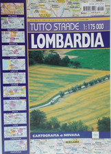 tutto strade 1: 175 000 lombardia atlante stradale piante di città	carte mappe