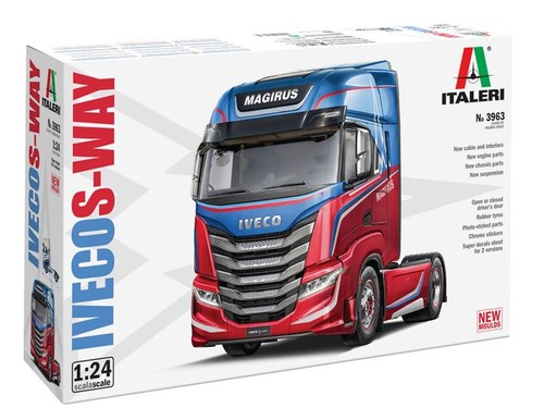 Italeri iveco way 4x2 rosso - s-way,