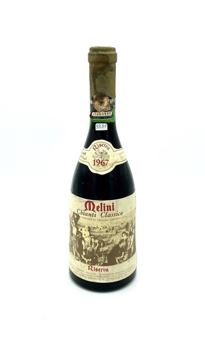 Vintage bottle melini - vintage,
