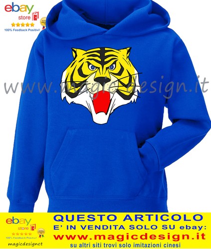 Felpa cappuccio uomo tigre - uomo,