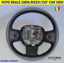 Volante Originale Fiat 500L in pelle Nero contorno Grigio usato auto manubrio