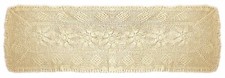 Runner da tavolo vintage pizzo 100% cotone macramè uncinetto panna 16 "X 45" £12,99 cadauno