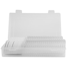 Cassa per Porta Monete Rotonda nel Plastica per Capsule da  Mm e 7 Misure (3860