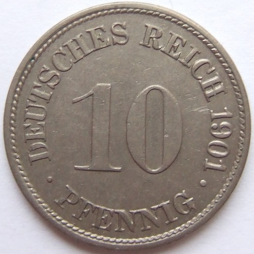 Moneta impero tedesco - tedesco, 10