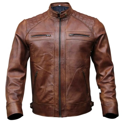 Giacca moto pelle agnello - di,