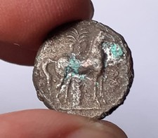 Piccolo Bronzo Punico Testa Tanit – Cavallo Palma N4 – NO RISERVA