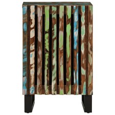 Mobile da Bagno 38x34x58 cm in Legno Massello di Acacia