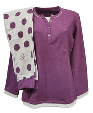 Pigiama in punto milano donna