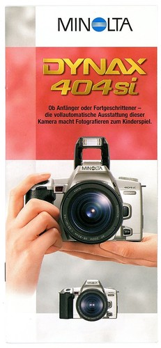 Brochure fotocamera minolta - brochure,