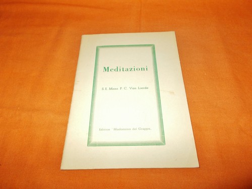 Meditazioni mons van - s.e.,