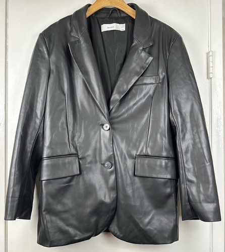 Giacca blazer bershka ecopelle - giacca,