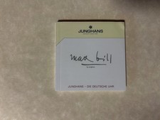 Libretto / Booklet Junghans Max Bill