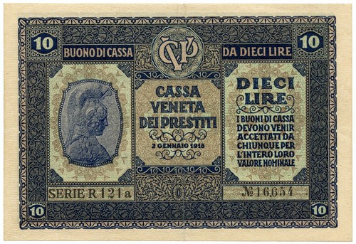 Lire cassa veneta - veneta, dei