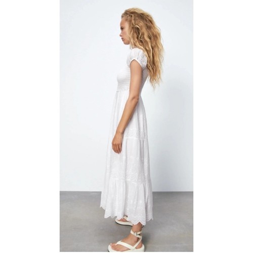 Maxi abito zara bianco - zara,