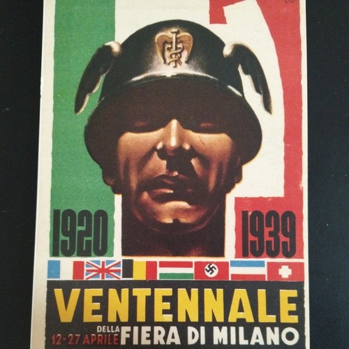 Cartolina milano ventennale - milano,